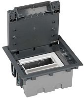 Лючок регулируемый в фальшпол Simon Connect Cima SF210 2х2 мод. 171x187x92мм IP44 серый картинка